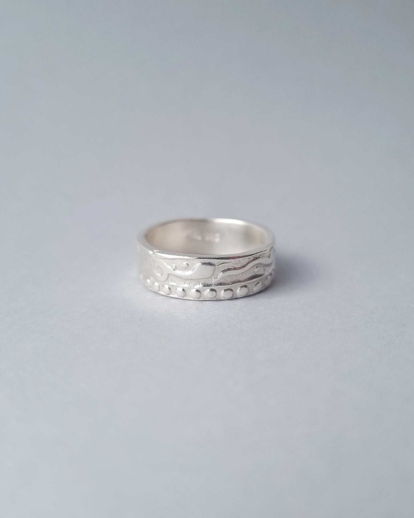 SERPENT Silver Ring, size 50