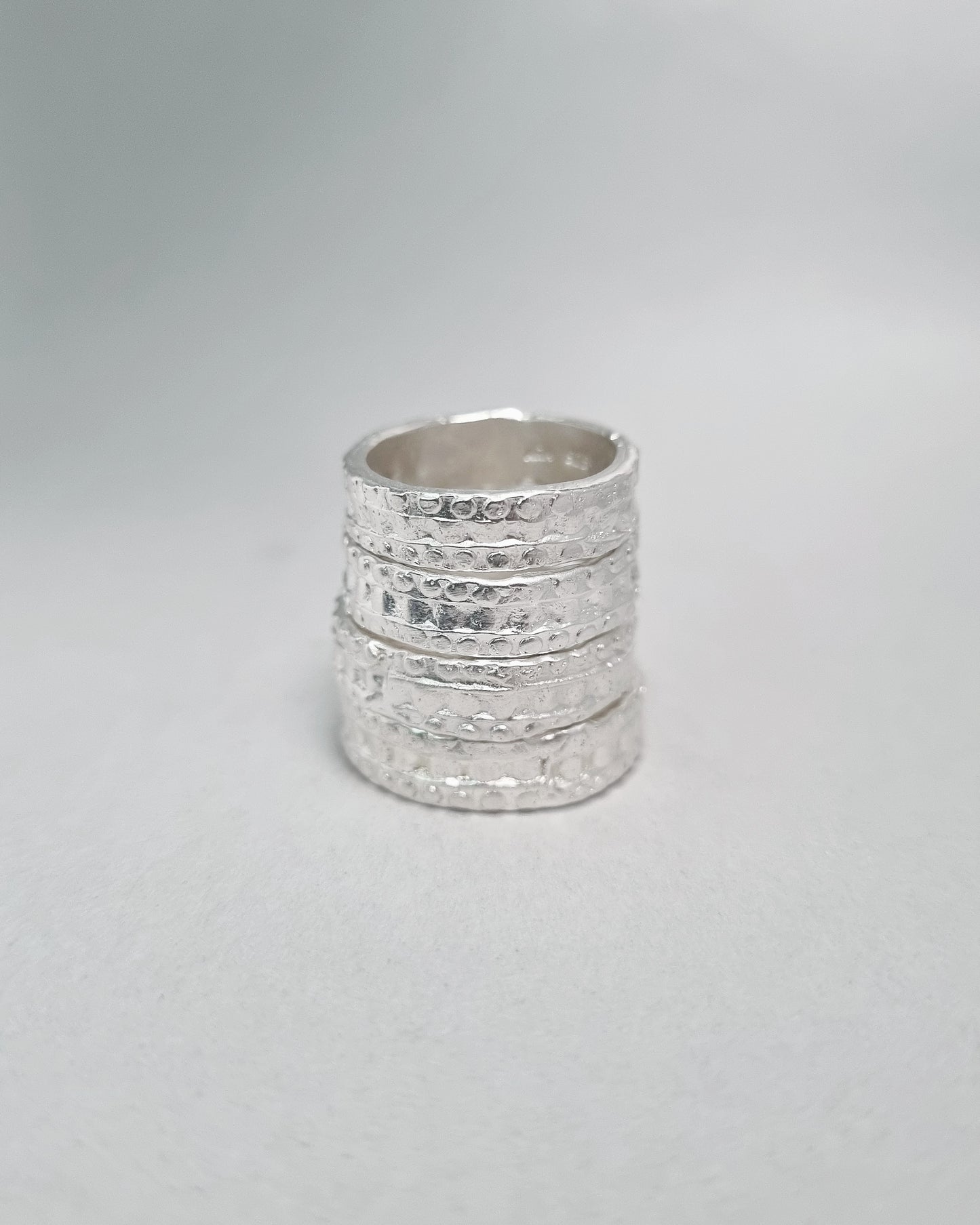 ALICE Rugged Silver Ring