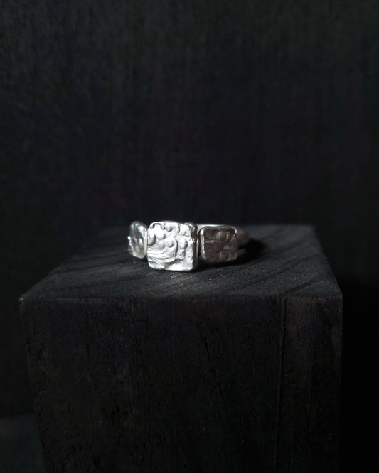 FRAME Silver Ring, size 53