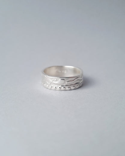 SERPENT Silver Ring, size 50