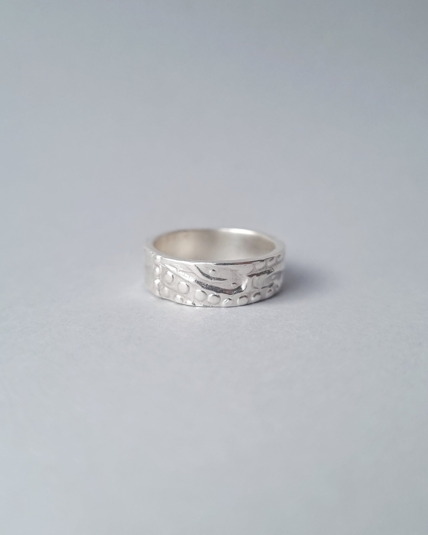 SERPENT Silver Ring, size 50