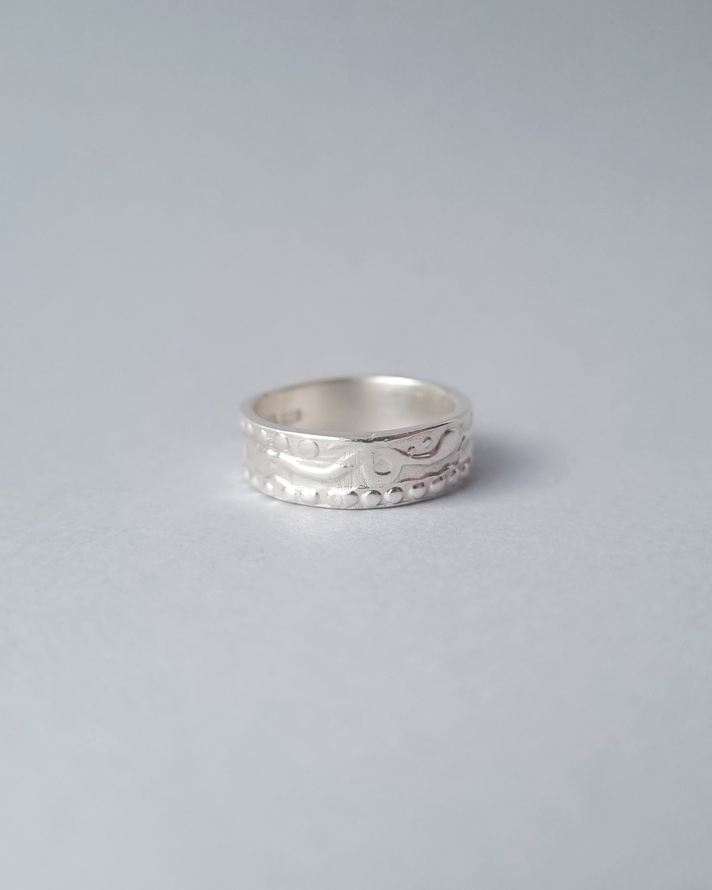 SERPENT Silver Ring, size 50