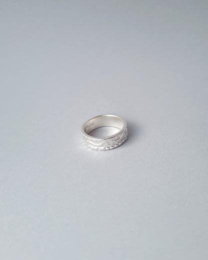 SERPENT Silver Ring, size 50