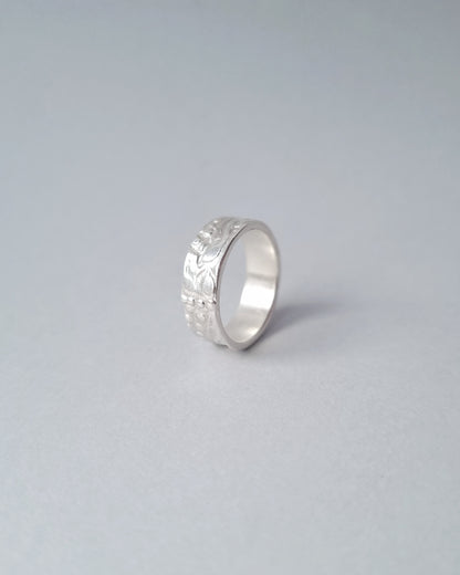 SERPENT Silver Ring, size 50