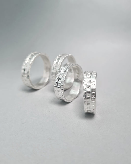 ALICE Rugged Silver Ring