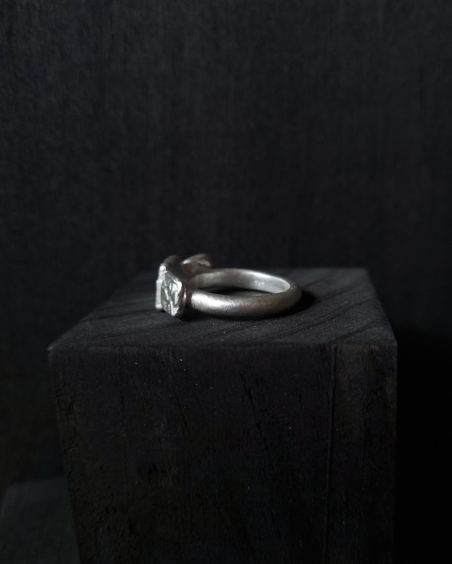 FRAME Silver Ring, size 53