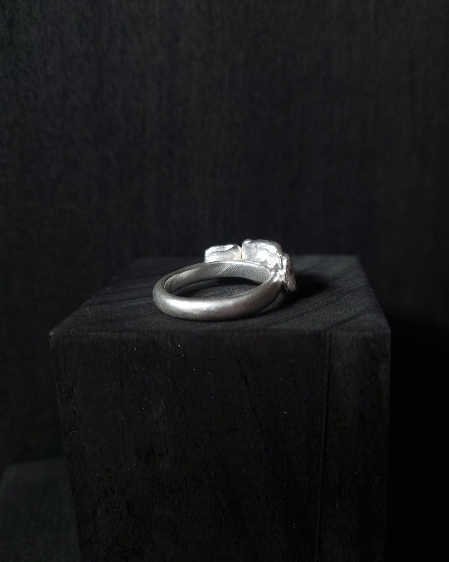 FRAME Silver Ring, size 53