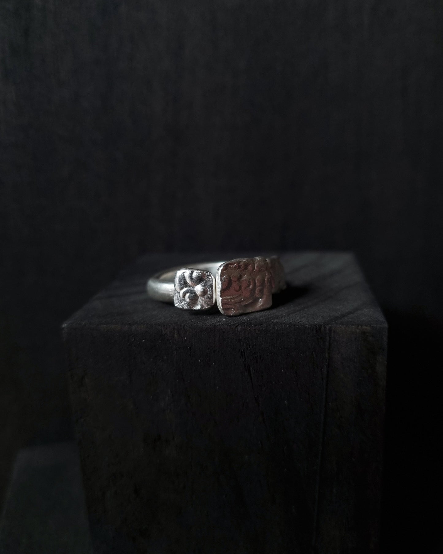 FRAME Silver Ring, size 53