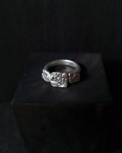 FRAME Silver Ring, size 53